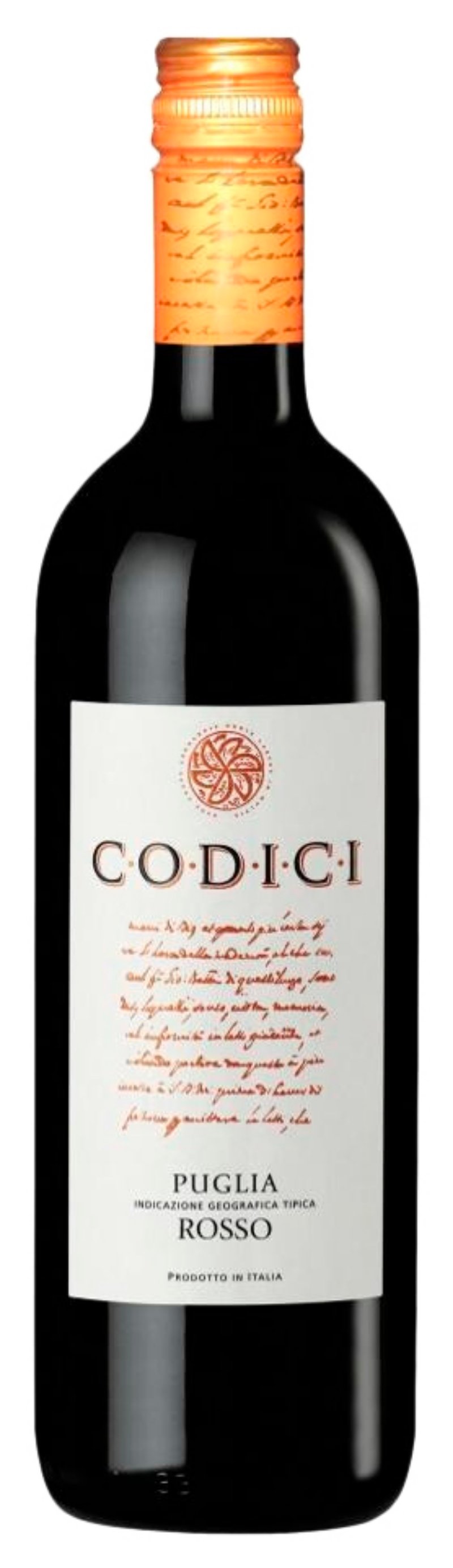 Вино КОДИЧИ Россо Апулия красное п/сух 12% ст/б 0.75л