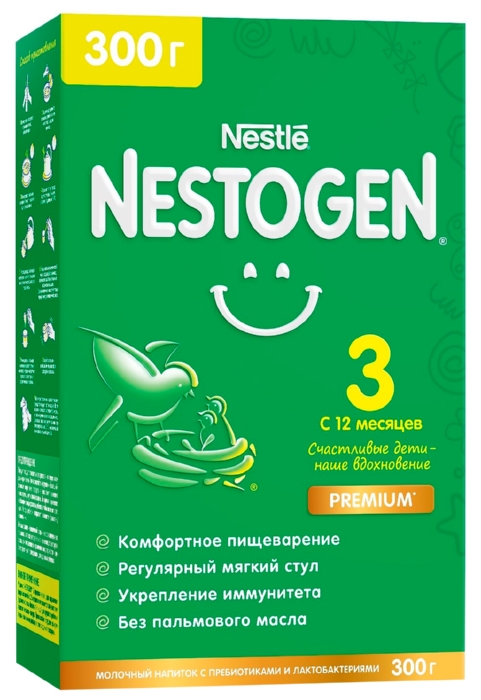 Смесь НЕСТОЖЕН 3 бзмж карт/уп 300г