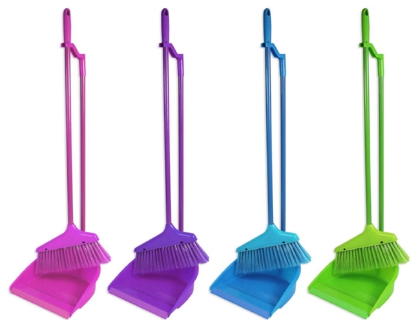 Метелка с совком КАДРИЛЬ на длинной ручке арт.44200-6212