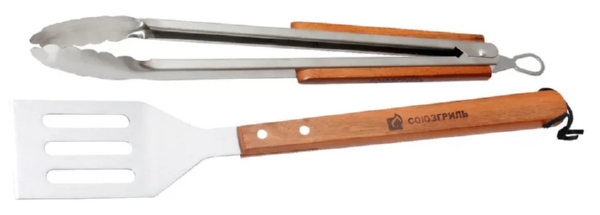 Набор для барбекю СОЮЗГРИЛЬ лопатка щипцы 2пр