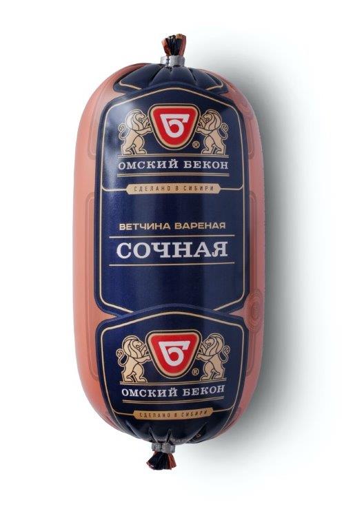 Ветчина ОМСКИЙ БЕКОН Сочная 500г