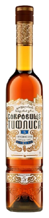 Коньяк СОКРОВИЩЕ ТИФЛИСА 5 лет 40% ст/б 0.25л