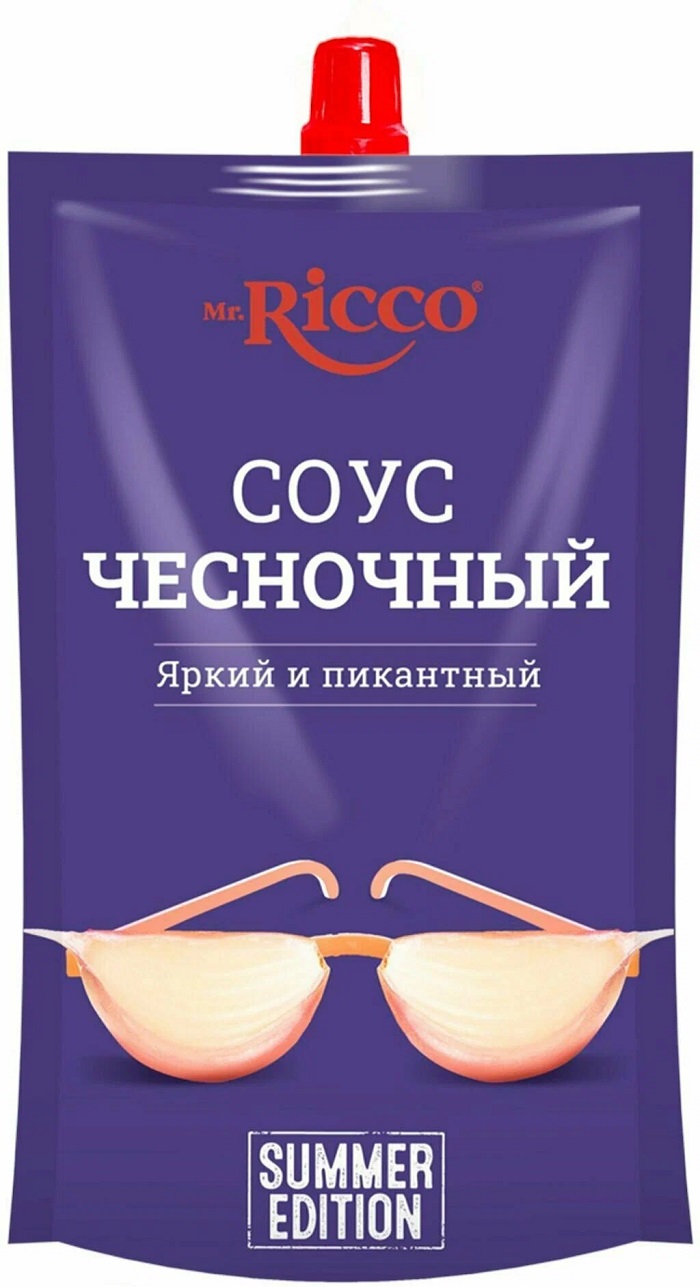 Соус МИСТЕР РИККО чесночный м/у 210г
