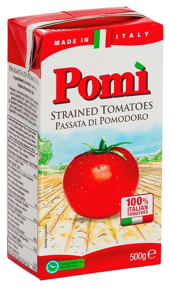 Томаты ПОМИ протертые т/пак 500г