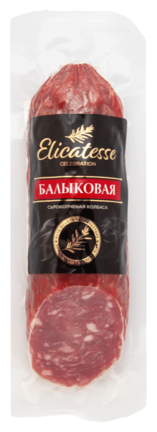Колбаса ЭЛИКАТЕССЕ Балыковая со срезом с/к 200г