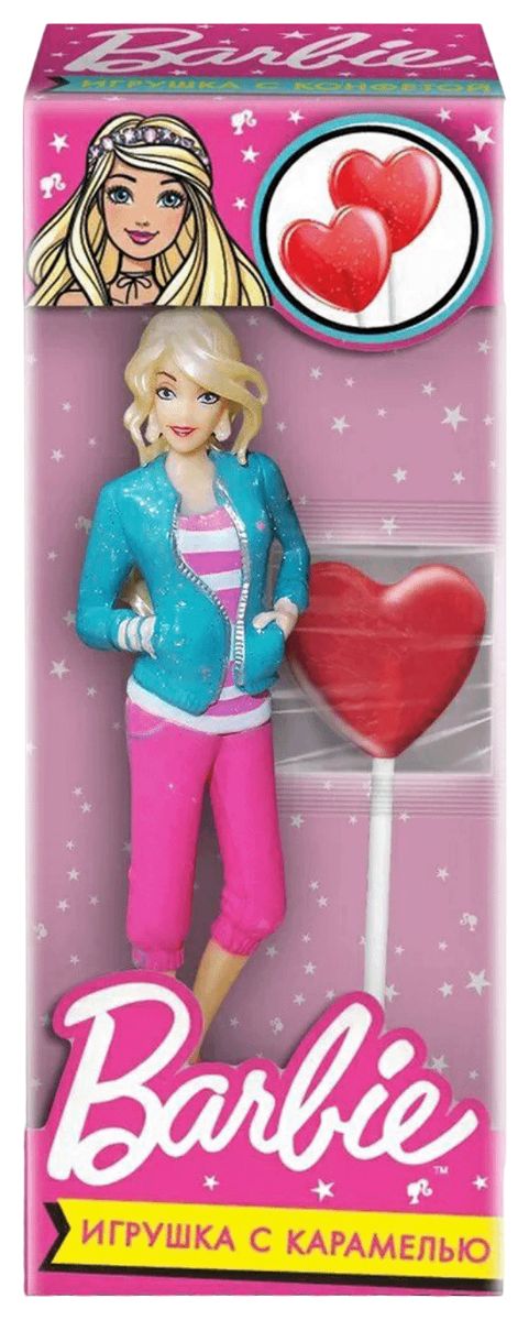 Карамель с игрушкой СЛАДКАЯ СКАЗКА Барби сердце 20г