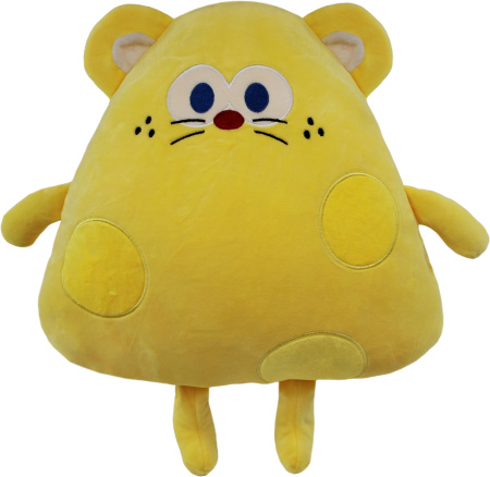 Игрушка мягкая ТАМ-ТАМ Мышонок-сыр арт.23101424004-1