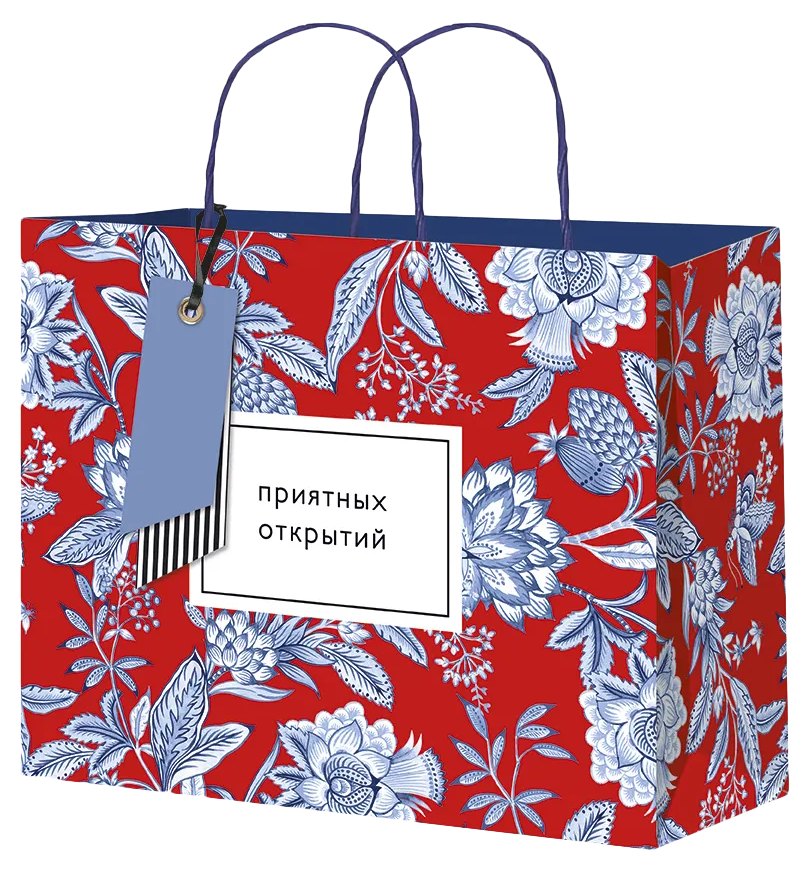 Сумка бумажная ЛАКАРТ арт.ОТ BC