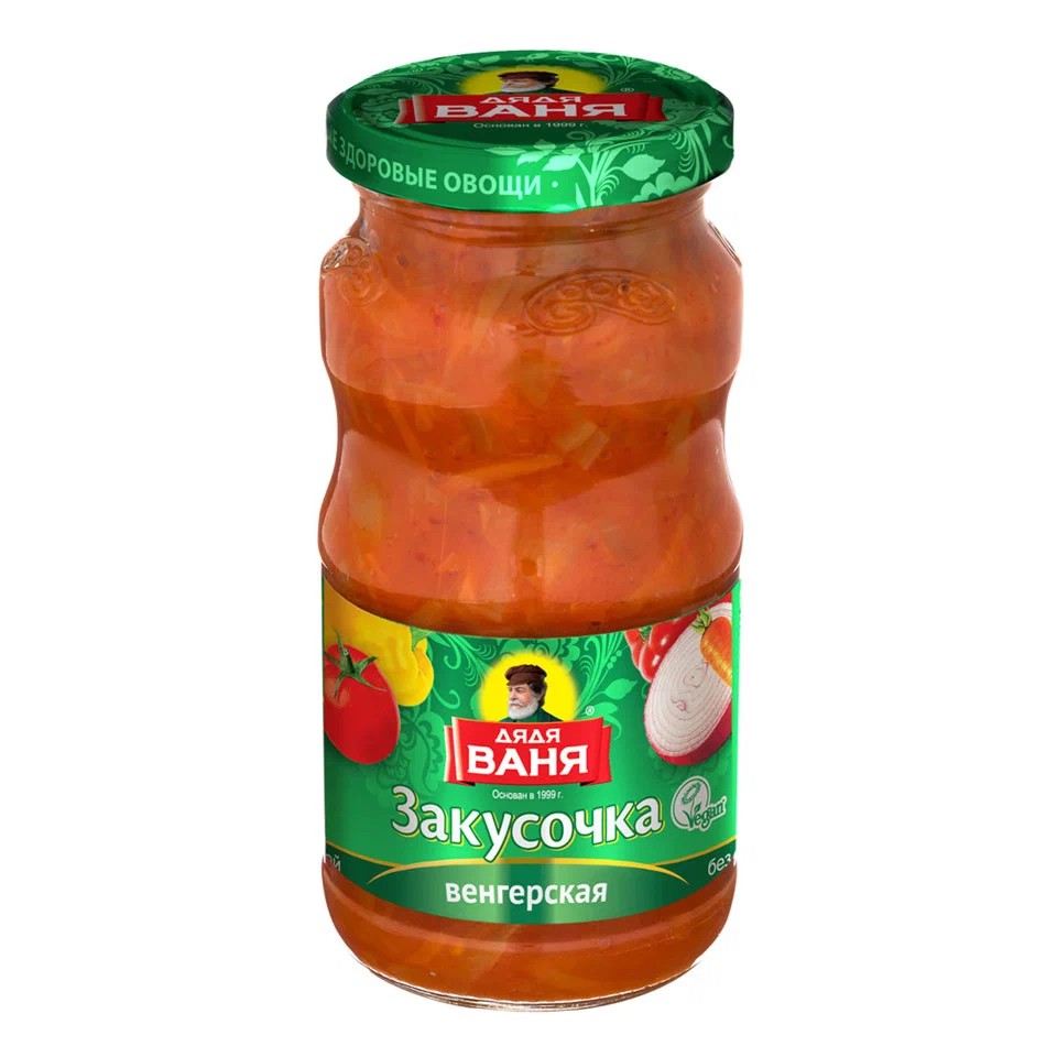 Закусочка ДЯДЯ ВАНЯ Венгерская ст/б 460г