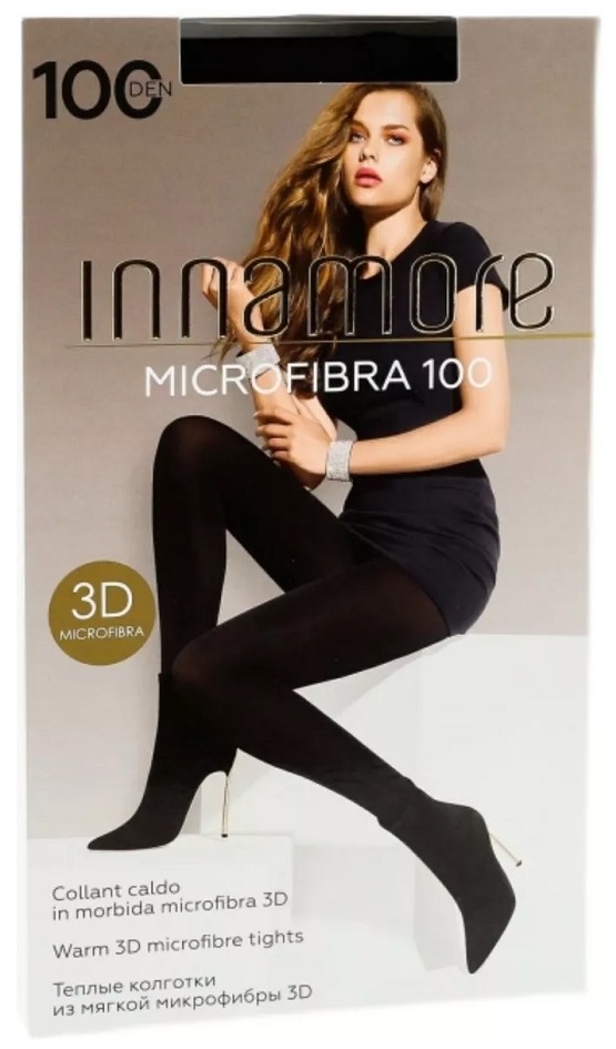 Колготки ИННАМОРЕ Микрофибра 100ден неро 4