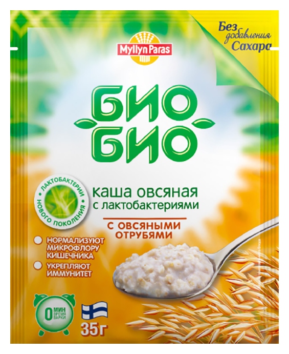 Каша овсяная МЮЛЛИН ПАРАС с отрубями м/у 35г