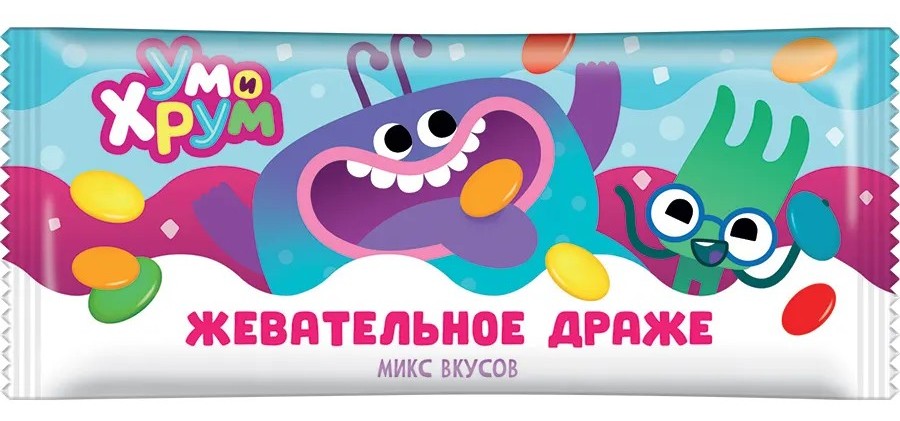 Жевательное драже КОНФИТРЕЙД Ум и Хрум 16г