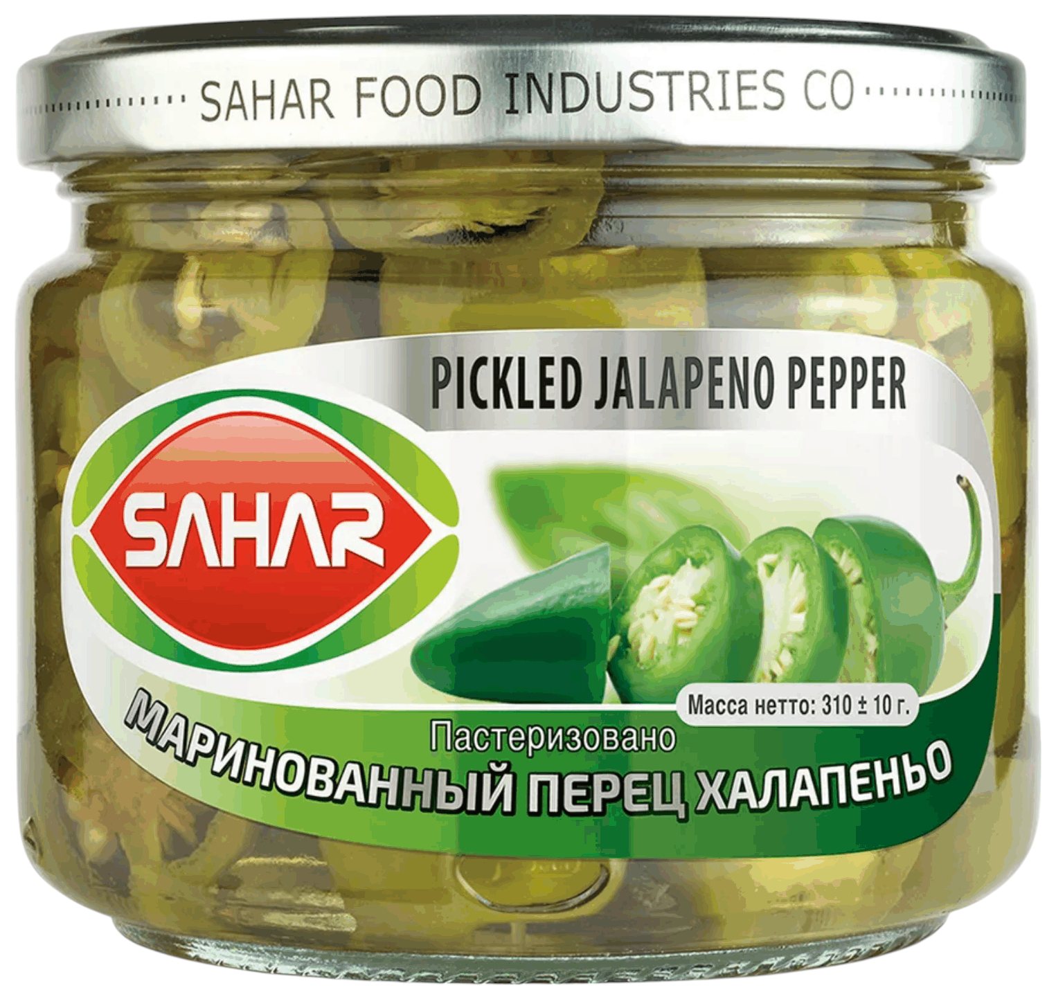 Перец САХАР халапеньо маринованный ст/б 310г