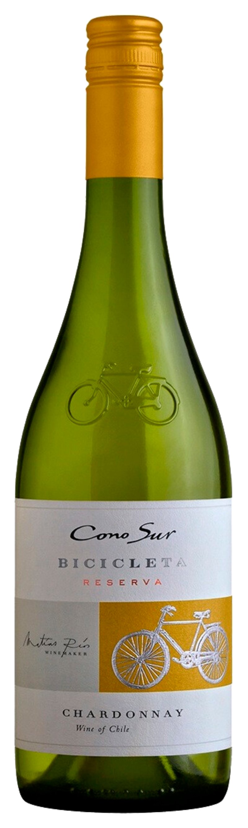 Вино КОНО СУР Бисиклета Шардоне белое сух 13.5% ст/б 0.75л