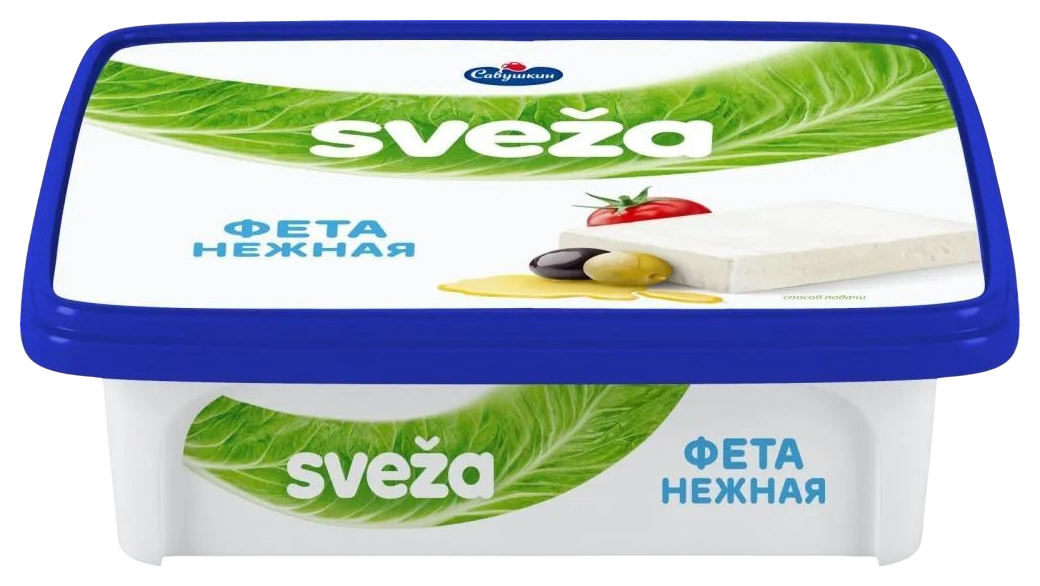 Сыр рассольный СВЕЖА Фета нежная бзмж 45% 250г