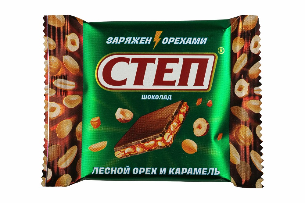 Шоколад СЛАВЯНКА Степ с начинкой с лесным орехом 50г