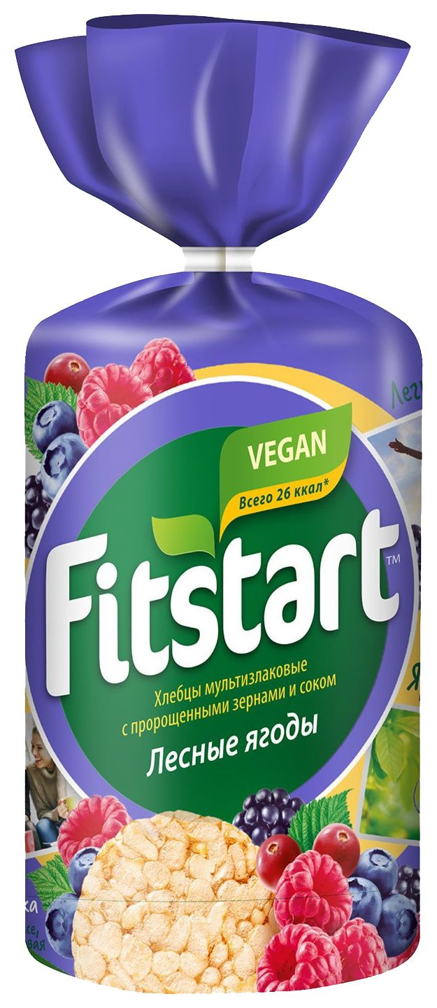 Хлебцы ФИТСТАРТ Лесные ягоды мультизлаковые 100г
