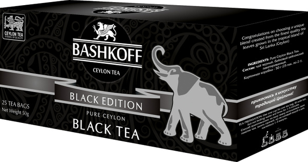 Чай БАШКОФФ Блэк Эдишен черный 25пак