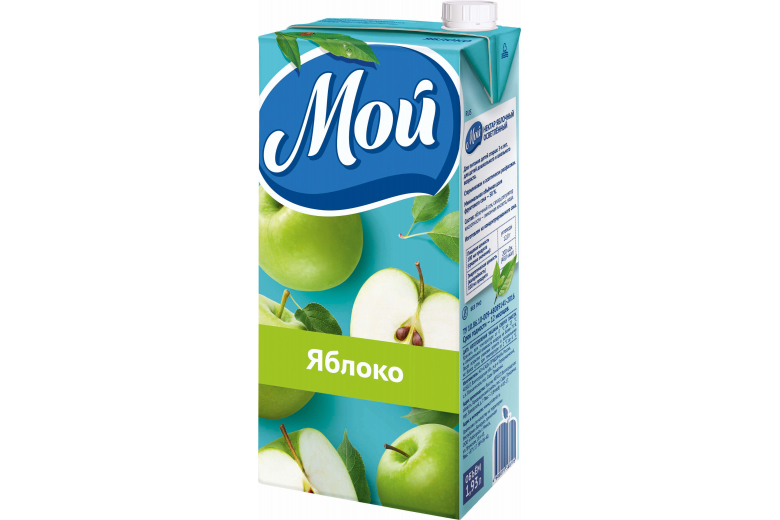 Нектар МОЙ яблоко осветленное 1.93л