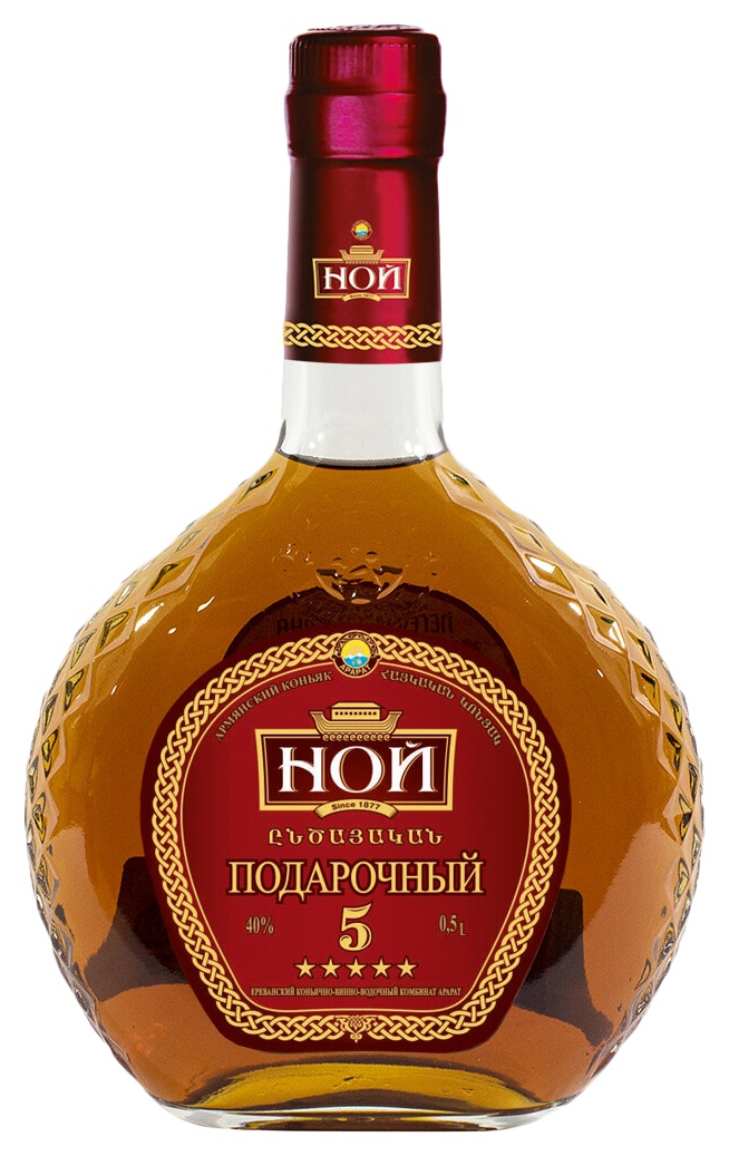 Коньяк НОЙ 5 звезд 40% ст/б 0.5л