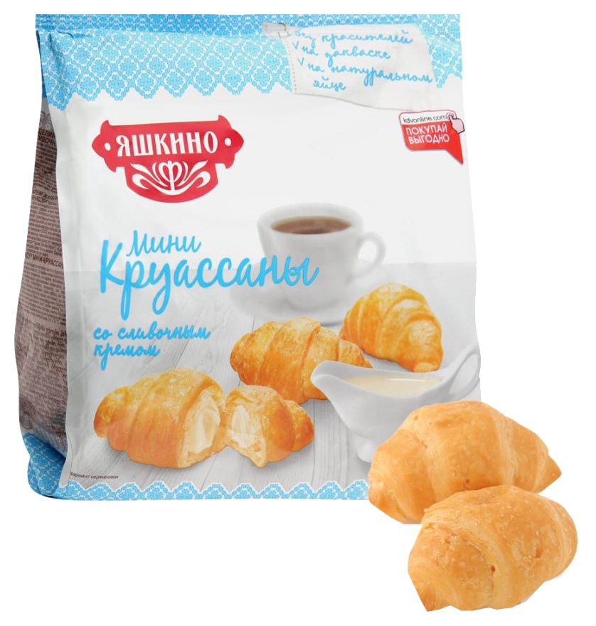 Круассан-мини ЯШКИНО со сливочным кремом 180г