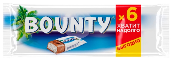 Батончик БАУНТИ мультипак 165г