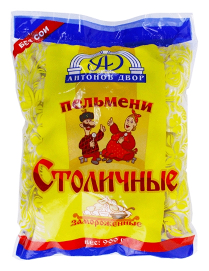 Пельмени АНТОНОВ ДВОР Столичные 900г