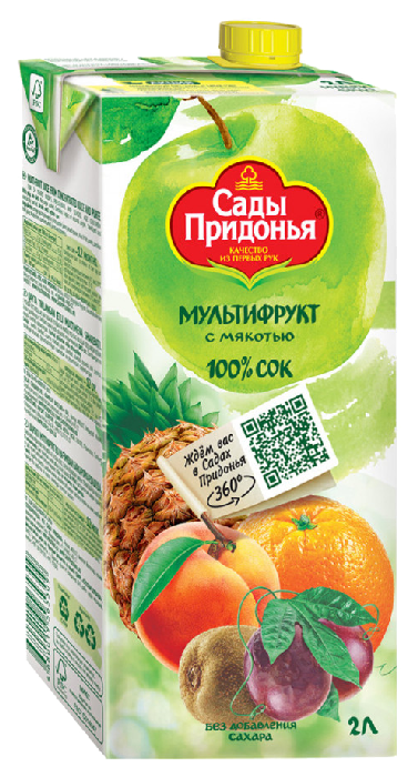 Сок САДЫ ПРИДОНЬЯ мультифрукт 2л