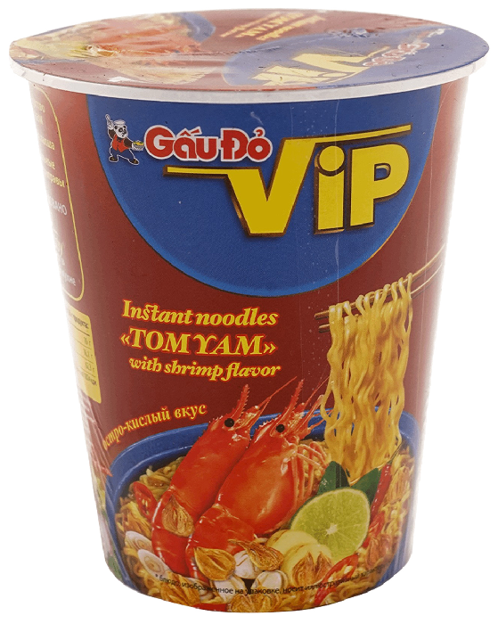Лапша б/п ГАУ ДО Том Ям со вкусом креветки стакан 65г