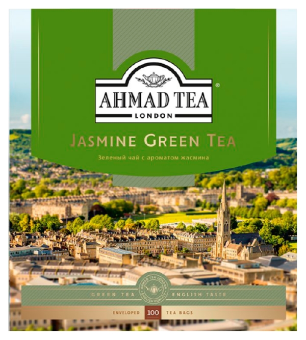 Чай АХМАД зеленый с жасмином 100пак