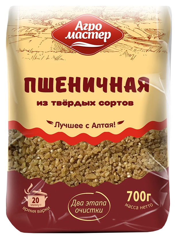 Пшеничная крупа АГРОМАСТЕР м/у 700г