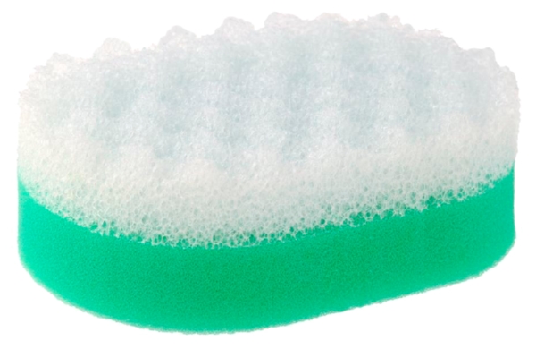 Губка для тела РУСАЛОЧКА овальная массажная