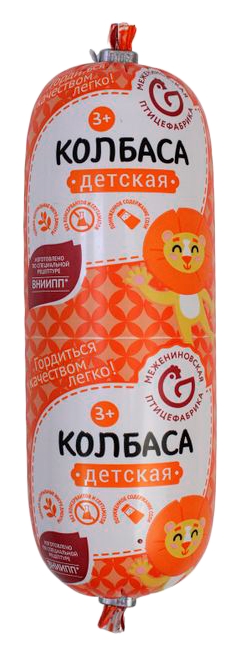 Колбаса МЕЖЕНИНОВСКАЯ ПФ Детская вареная 350г