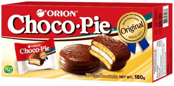 Печенье ОРИОН Чоко-Пай 6шт 180г