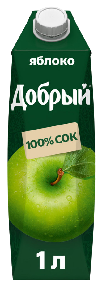 Сок ДОБРЫЙ яблоко 1л