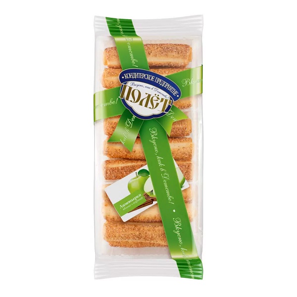 Десерт ПОЛЕТ Лимоньерки яблоко с корицей 300г