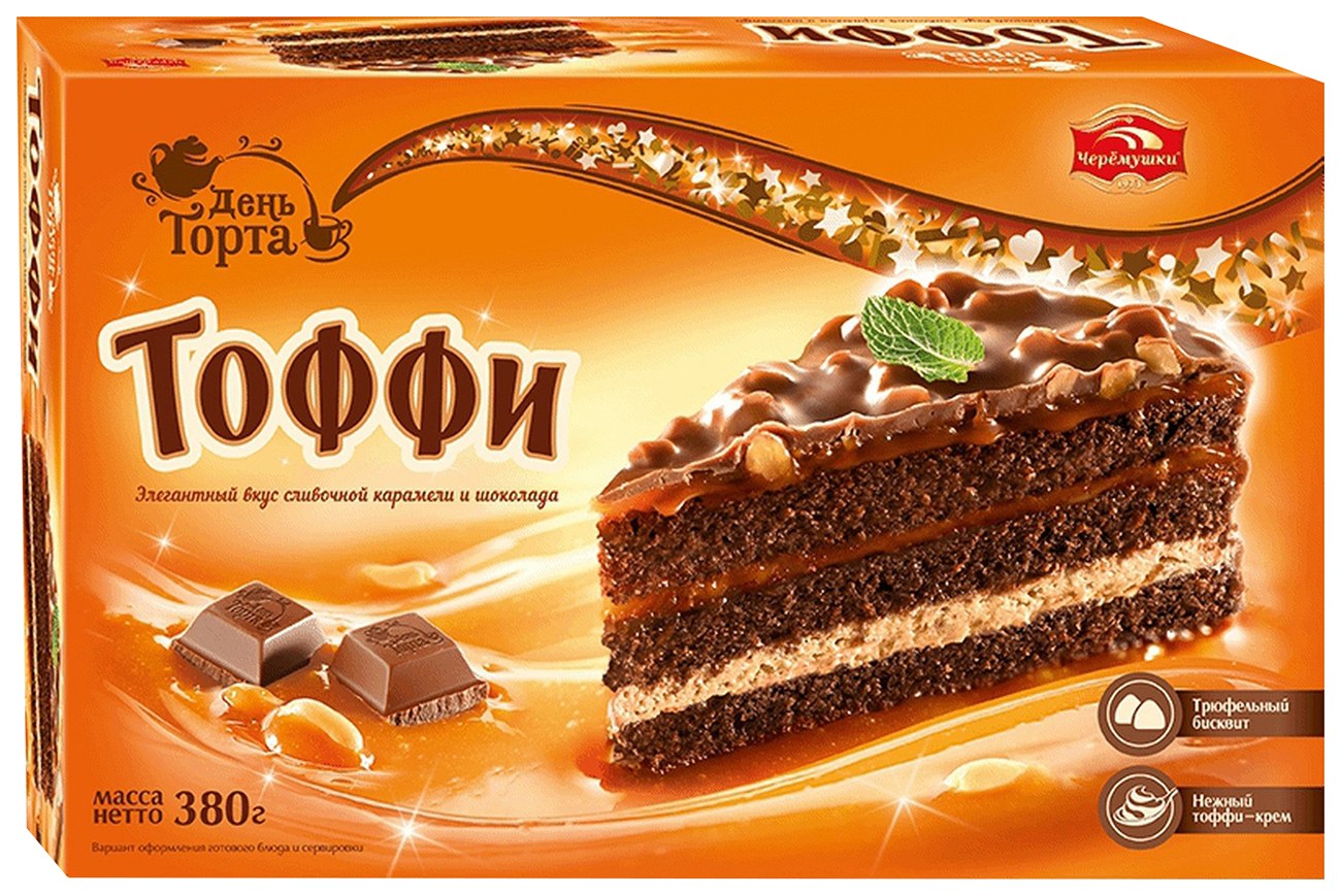 Торт ЧЕРЕМУШКИ Тоффи 380г