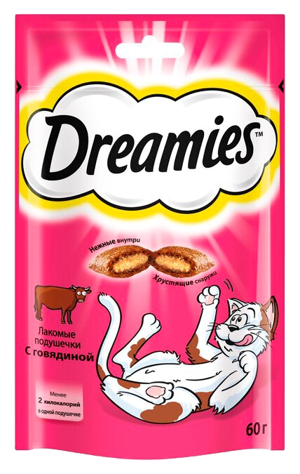 Лакомство для кошек ДРИМЕС с говядиной 60г