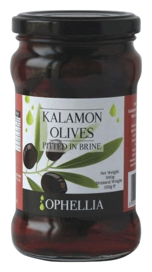 Оливки ОФЕЛЛИЯ Каламата в рассоле б/к ст/б 370мл