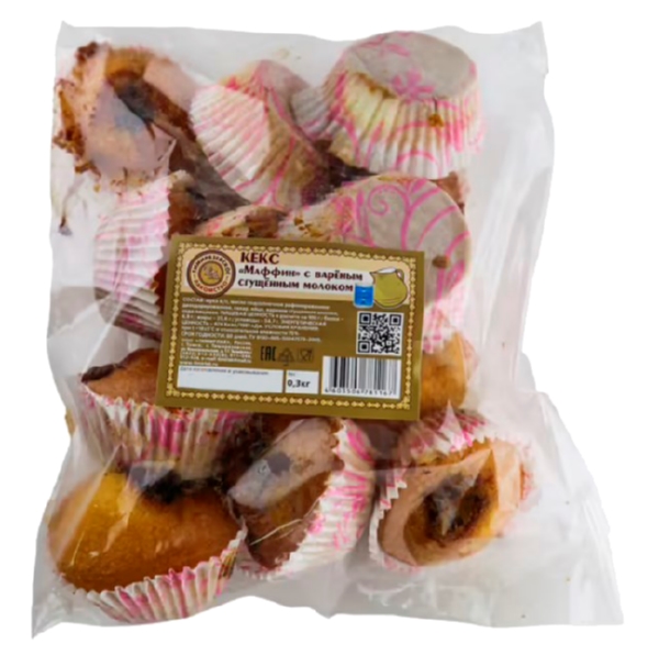 Кекс ТЛ Маффин с вареной сгущенкой 300г