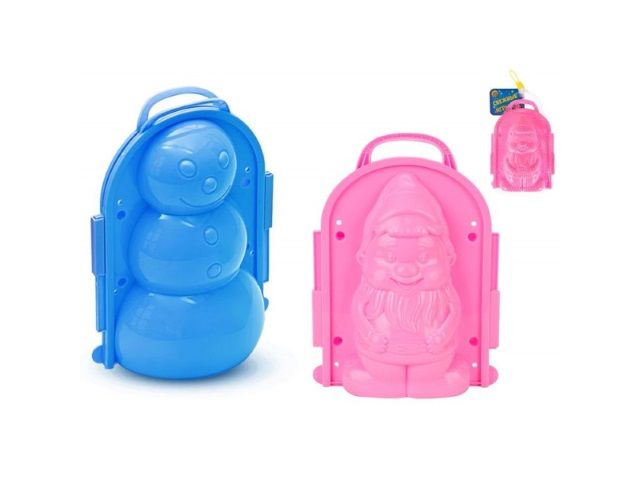 Форма для снега РЫЖИЙ КОТ Гном Д22см в ассортименте арт.СЛ-1554