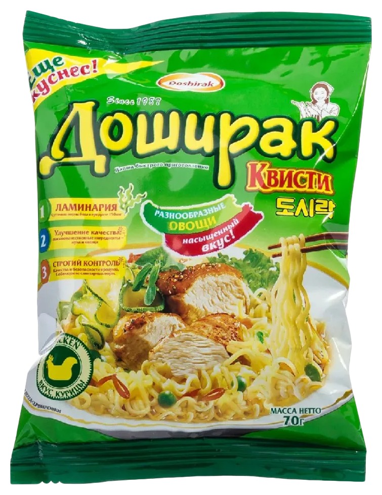 Лапша б/п КВИСТИ курица м/у 70г