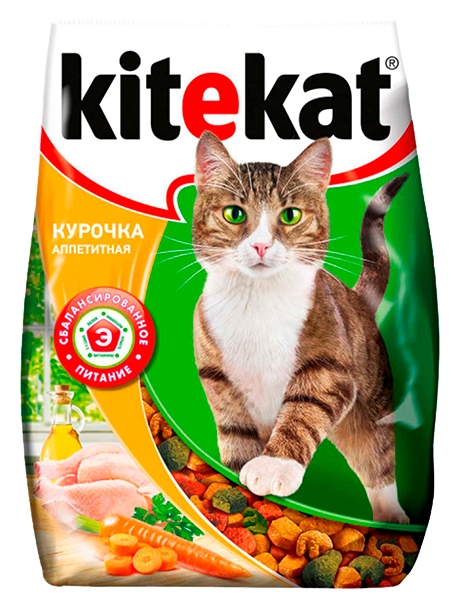 Корм для кошек КИТЕКЕТ Курочка аппетитная 350г