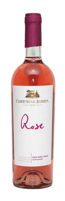 Вино СОЛНЕЧНАЯ ДОЛИНА Розе розовое сух 12.5-13% ст/б 0.75л