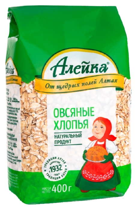 Хлопья АЛЕЙКА Овсяные 400г