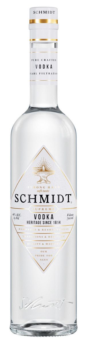 Водка ШМИДТ Суприм 40% ст/б 0.7л