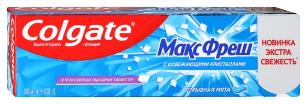 Зубная паста КОЛГЕЙТ Макс фреш взрывная мята 100мл