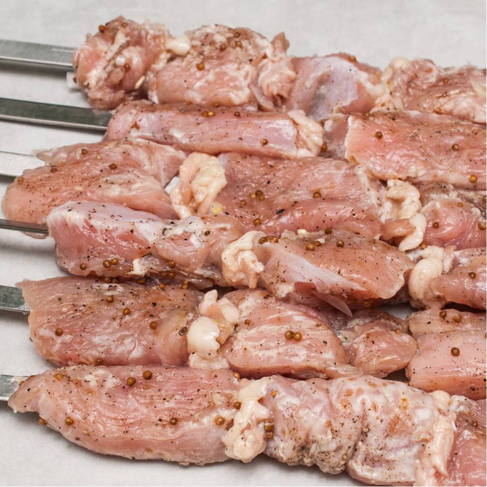 Шашлык из индейки ДОБРИЧ в майонезе охл 1кг