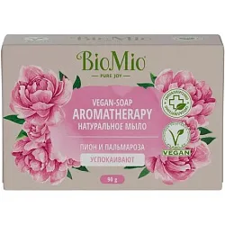 Мыло туалетное БИО-МИО Пион и пальмароза 90г