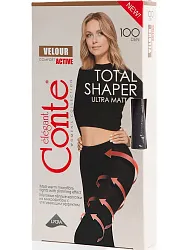 Колготки КОНТЕ Велюр Актив 100ден неро 5